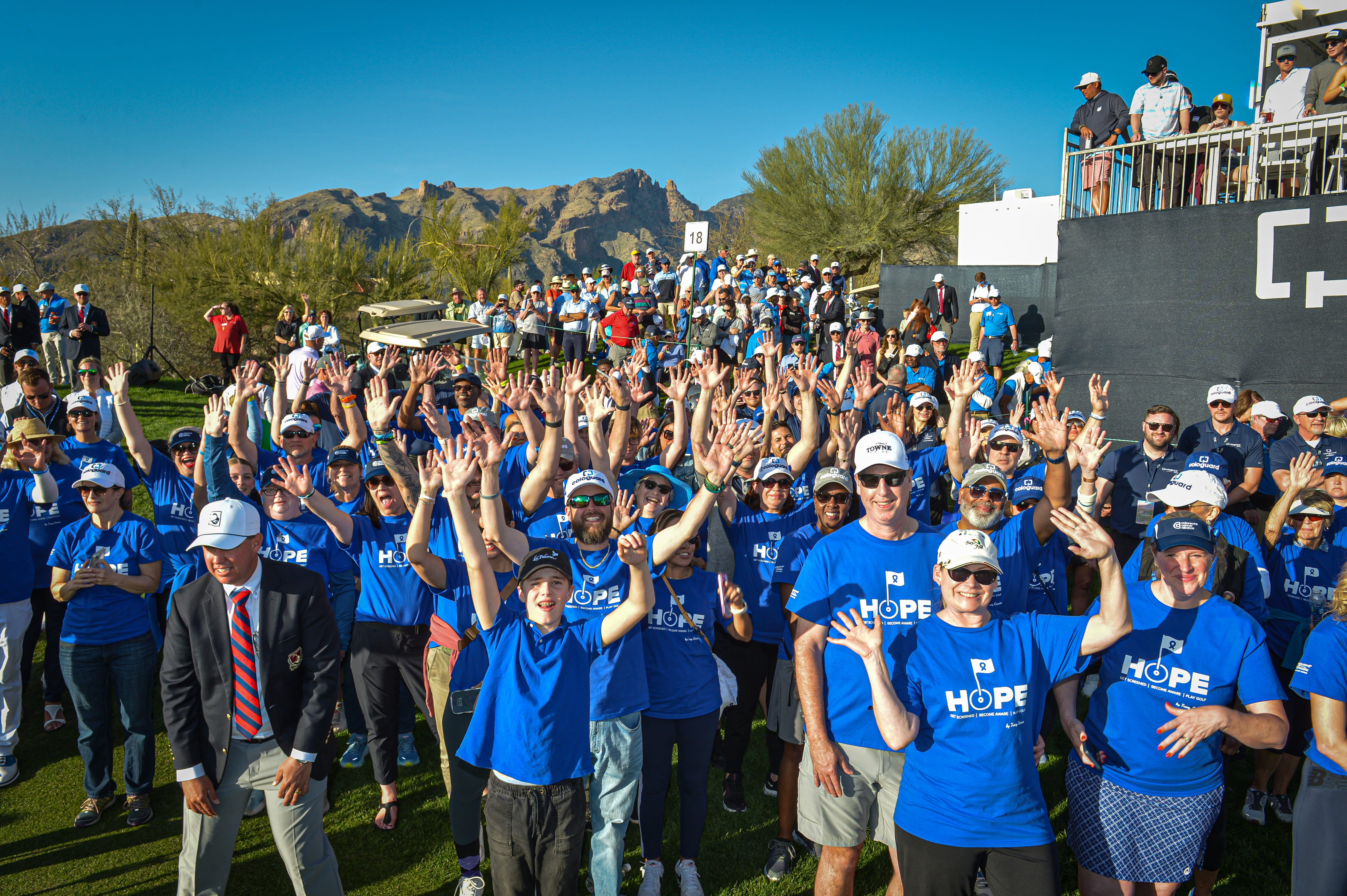 The colon cancer community at the Cologuard Classic.