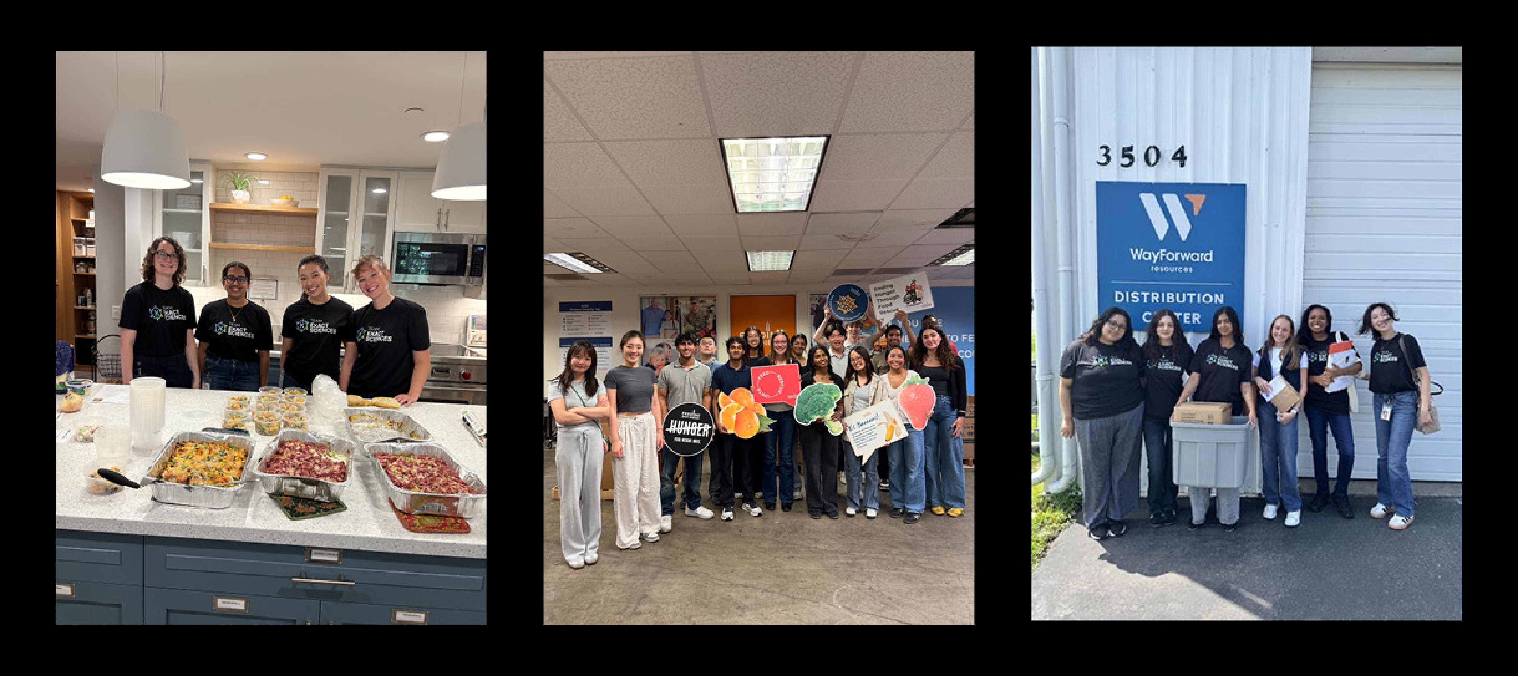 Interns preparing to weed and help grow a local garden in Madison, Wisconsin